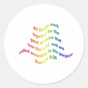 Sticker Rond Romains 8 28