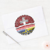 Sticker Rond Roman romain Grisons Arbre des Grisons (Enveloppe)