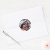 Sticker Rond Romance dans le ciel (Enveloppe)