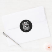Sticker Rond Romance Danse Avec Sorcière (Enveloppe)