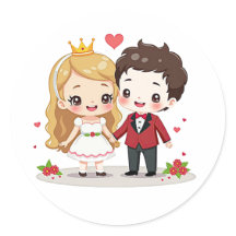 Romantic Fairy Tale Mariage - Chibi Art