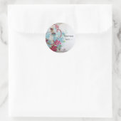 STICKER ROND ROMANTIQUE (Sac)