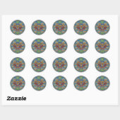 STICKER ROND ROME (Feuille)