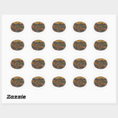 STICKER ROND ROME (Feuille)
