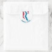 Sticker Rond Romney Ryan R Squared (Sac)