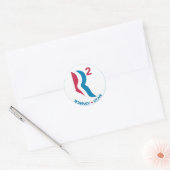 Sticker Rond Romney Ryan R Squared (Enveloppe)