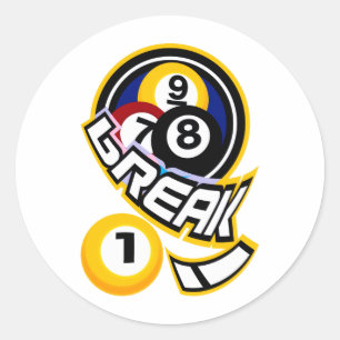 Sticker Rond rompre !