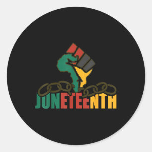 Sticker Rond Rompre chaque chaîne depuis 1865 Femmes Hommes Jun