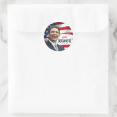 Sticker Rond Ron DeSantis pour le Président 2024 (Sac)