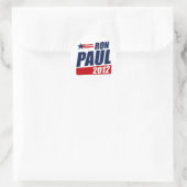 STICKER ROND RON PAUL 2012 (Sac)