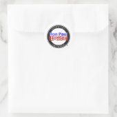 Sticker Rond Ron Paul Hotties (Sac)