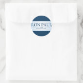 Sticker Rond Ron Paul, président (Sac)