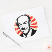 Sticker Rond Ron Paul Propaganda (Enveloppe)