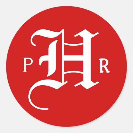 Sticker Rond rond rouge (Devant)