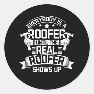 Sticker Rond Roofer