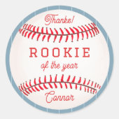 Sticker Rond Rookie de l'année Anniversaire Faveur (Devant)