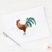 STICKER ROND ROOSTER (Enveloppe)