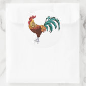 STICKER ROND ROOSTER (Sac)