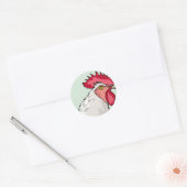 Sticker Rond Rooster (Enveloppe)