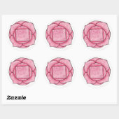 Sticker Rond Root Chakra (Feuille)