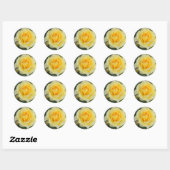 Sticker Rond Rosa Gold Bunny (Feuille)