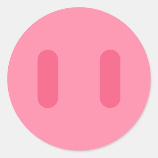 Sticker Rond Rosa Nose (Devant)