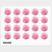 Sticker Rond Rosa Queen Elizabeth [Round Seal] ラウンドシール (Feuille)