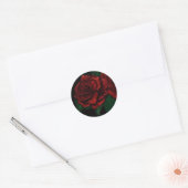 Sticker Rond Rose (Enveloppe)