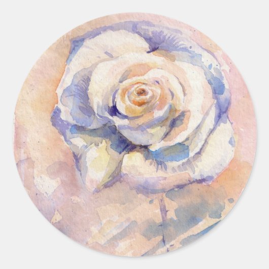Sticker Rond Rose (Devant)