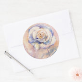 Sticker Rond Rose (Enveloppe)