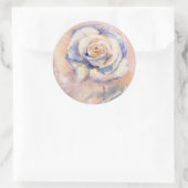 Sticker Rond Rose (Sac)