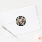 Sticker Rond rose (Enveloppe)