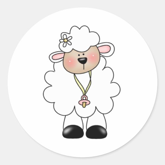 Sticker Rond rose (Devant)