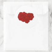 Sticker Rond rose (Sac)