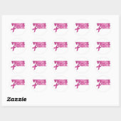 Sticker Rond rose_03 (Feuille)