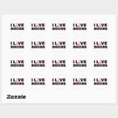 Sticker Rond rose_12 (Feuille)