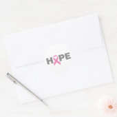 Sticker Rond rose_18 (Enveloppe)