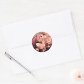 Sticker Rond Rose 2 (Enveloppe)