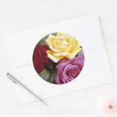 Sticker Rond Rose 289B (Enveloppe)