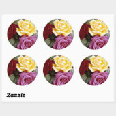 Sticker Rond Rose 289B (Feuille)