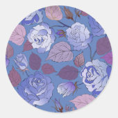 Sticker Rond Rose 32 (Devant)