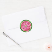 Sticker Rond Rose Anahata (Enveloppe)