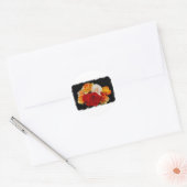 Sticker Rond Rose Bouquet (Enveloppe)