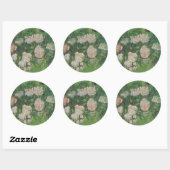 Sticker Rond Rose Bush par Vincent Van Gogh (Feuille)