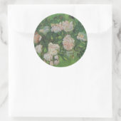 Sticker Rond Rose Bush par Vincent Van Gogh (Sac)