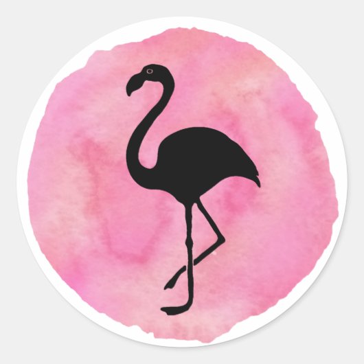 Sticker Rond Rose Clair (Devant)