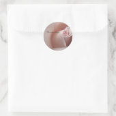 Sticker Rond Rose Cloud Invitations Mariages Phoques (Sac)