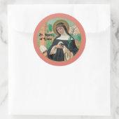 Sticker Rond Rose de Lima (Détail; K 48) (Sac)
