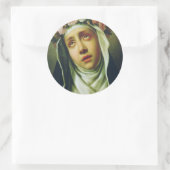 Sticker Rond Rose de Lima par Francesco de Mura (Sac)