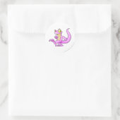 Sticker Rond Rose de Techo (Sac)